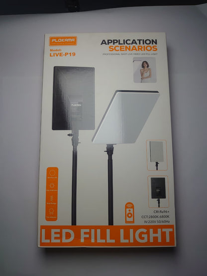 PLOKAMA LIVE-P19 LED Fill Light Panel